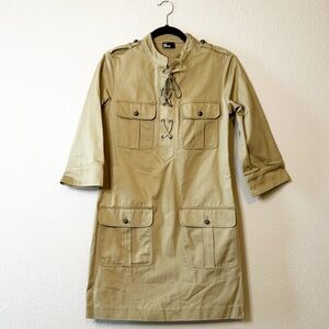 The Kooples Twilly View Cotton Safari Dress NWT Size Small